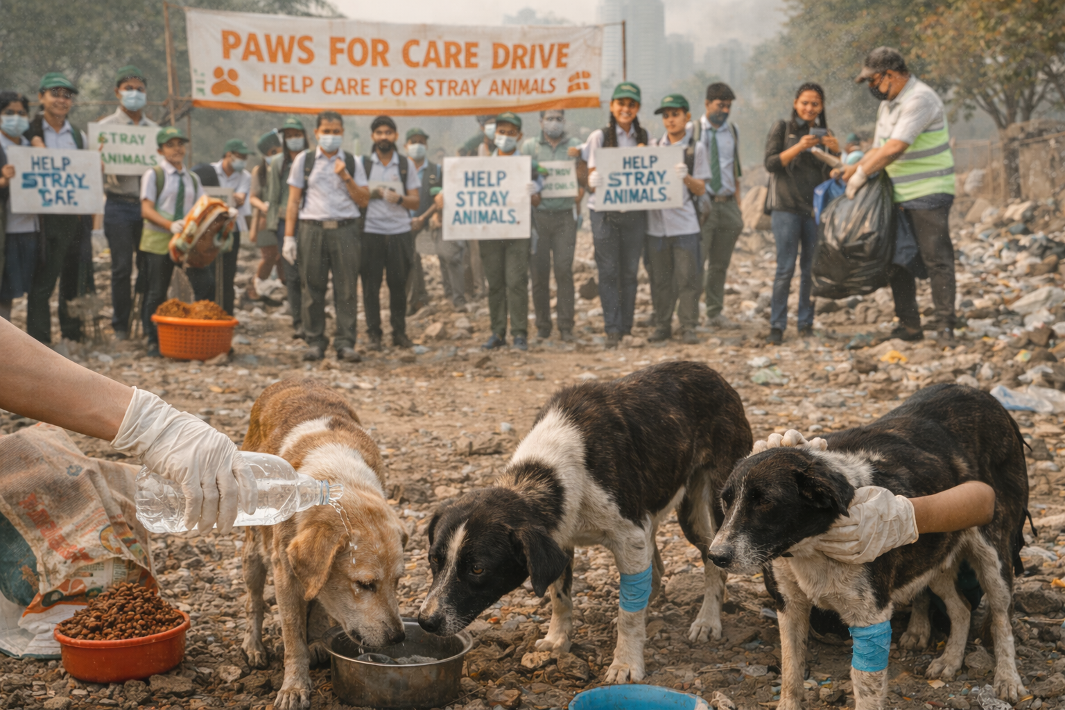 Help Animals: Paws for Care Drive